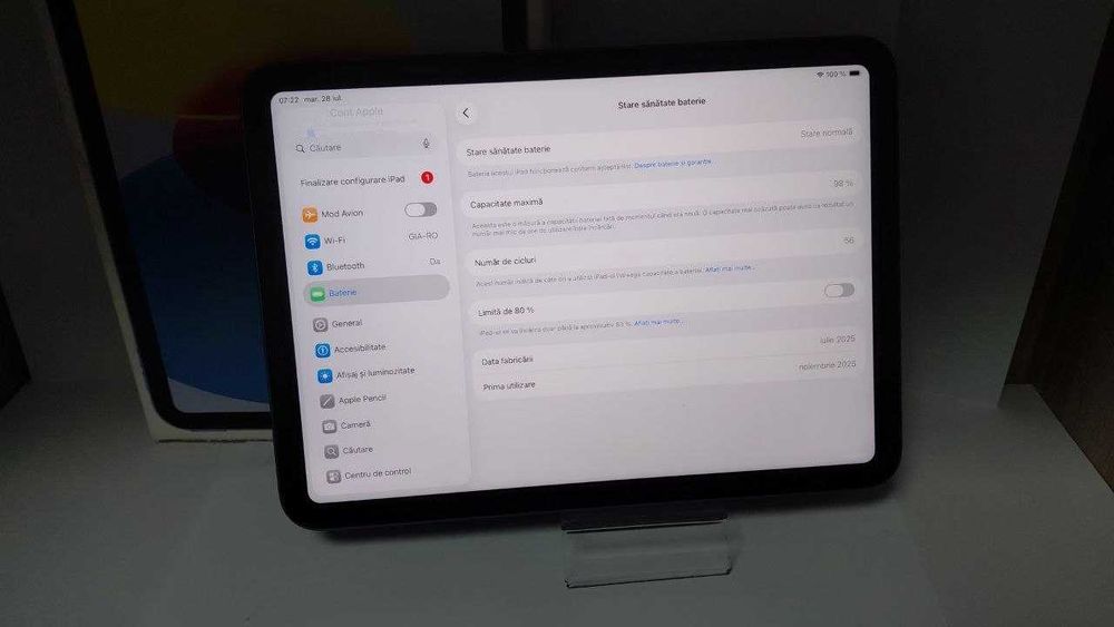 IPAD A16, 128GB,SANATATE BATERIE 98%/Fin X Amanet cod 136650