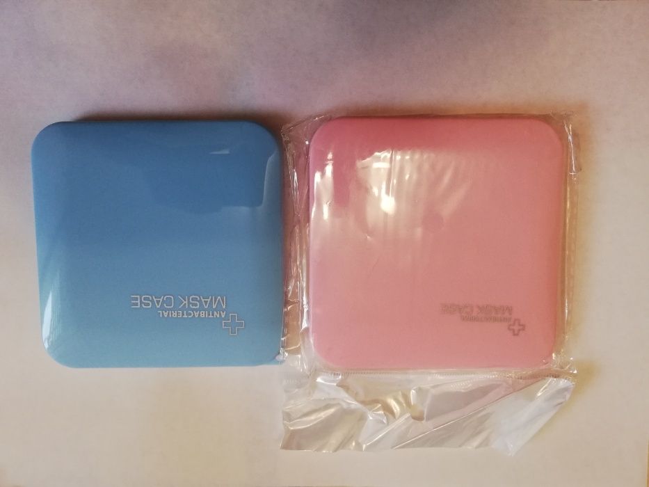 Cutie portabila pentru depozitare masca protectie.