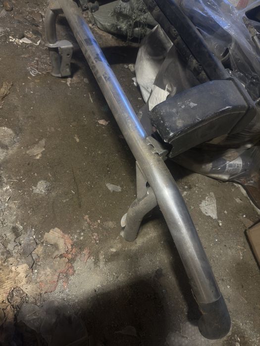 Кенгурятник Прадо и фары пара