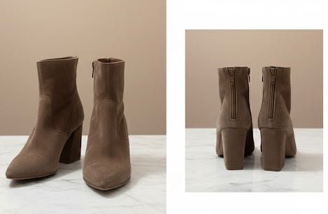 Botine ALDO din piele întoarsă