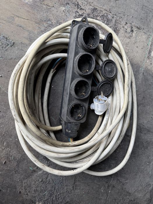 Кабель сварочный удлинитель  силовой 15м