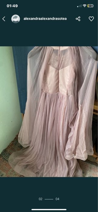 rochie de ocazie purtata o singura data