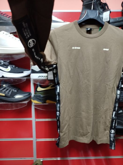 Оригинална блуза G-Star Raw Logo Tape S нова мъжка фланела