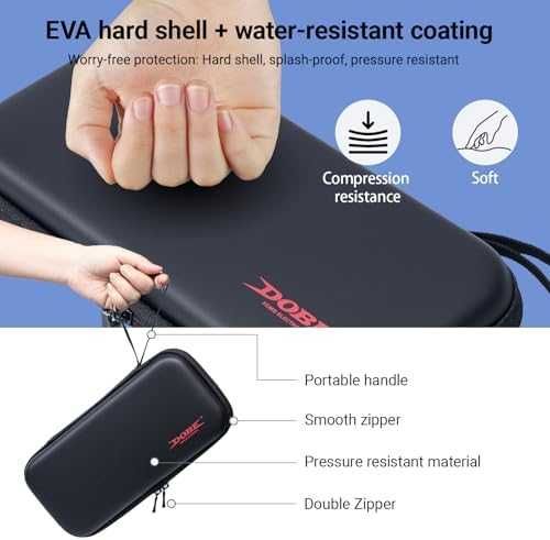 Нов Switch 2 Калъф с Джобове и Протектори – Комплект за Пътуване игри