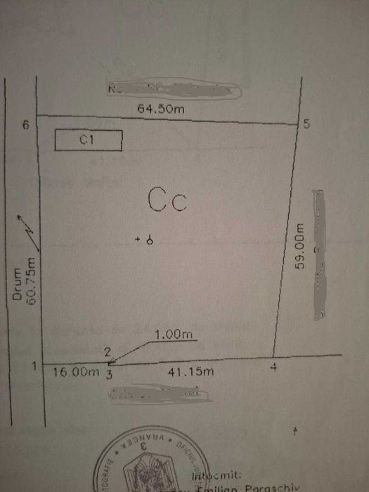 Teren intravilan 3649mp in centru sat Ciuslea, comuna Garoafa
