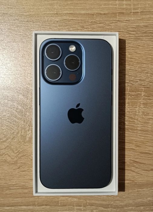 iPhone 15 Pro Blue Titanium