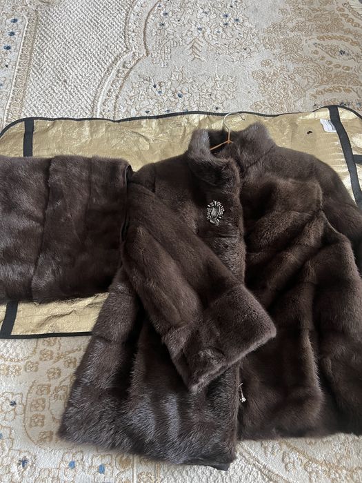 Шуба натуральная норка