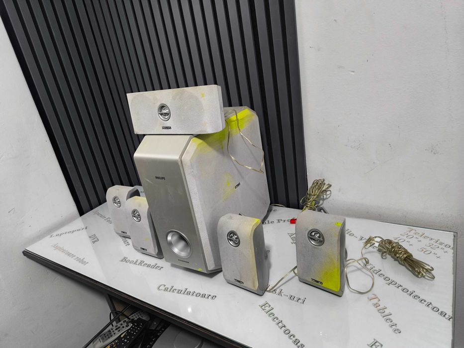 Sistem boxe Philips 5.1 subwoofer CSW 3900 4 sateliti