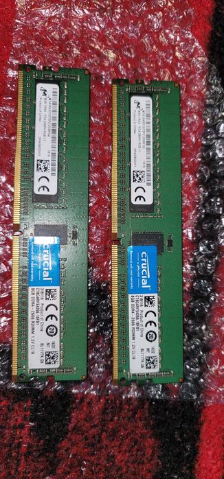 Kit 16GB DDR4 (2x8) Crucial 2666 RDIMM