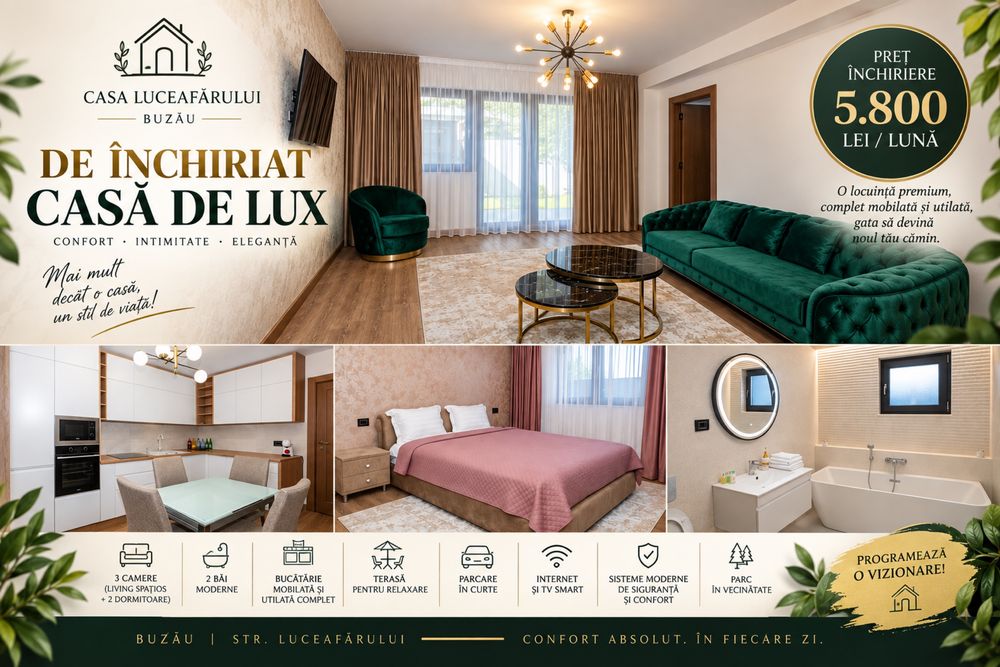 Casa de inchiriat - lux si confort