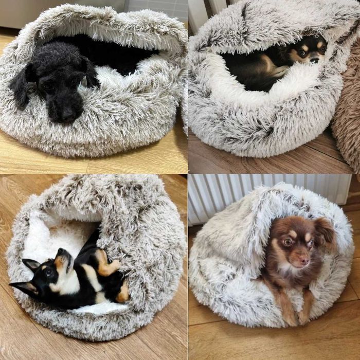 Зимно топло плюшено Легло * Възглавница * Къща * Хралупа за Котка Куче