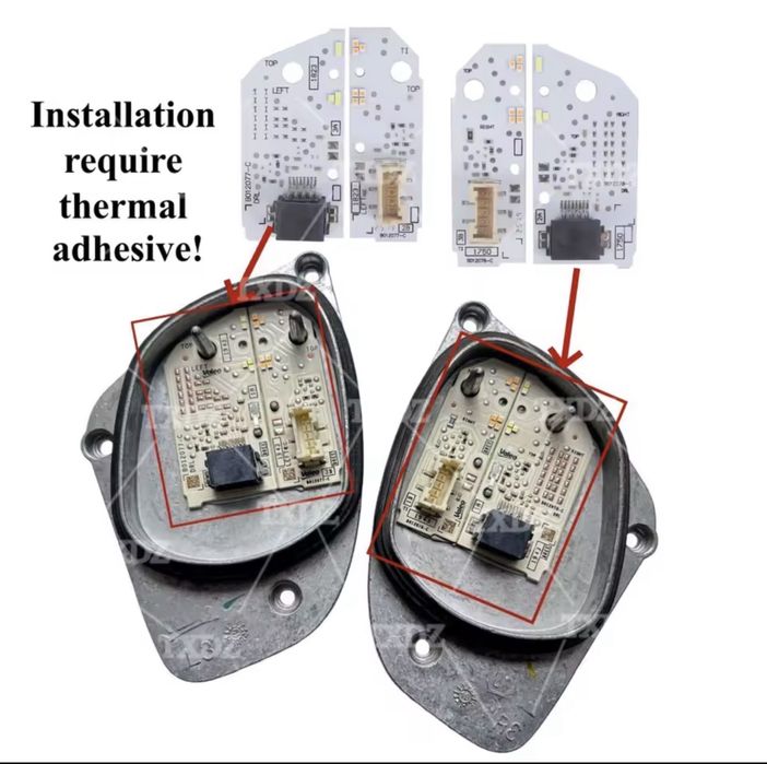 Placa Modul LED Droser Balast Lumini Lumina De Zi DRL Seat Ateca 2017-