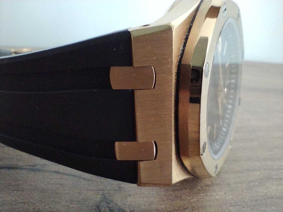 Seiko Mod  - Royal Oak Rose gold - 41 mm.