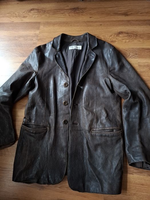 EMPORIO ARMANI мъжко кожено яке M размер.
