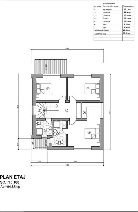 Casa moderna | 140 mp utili | Smart Home|  curte de 420 mp