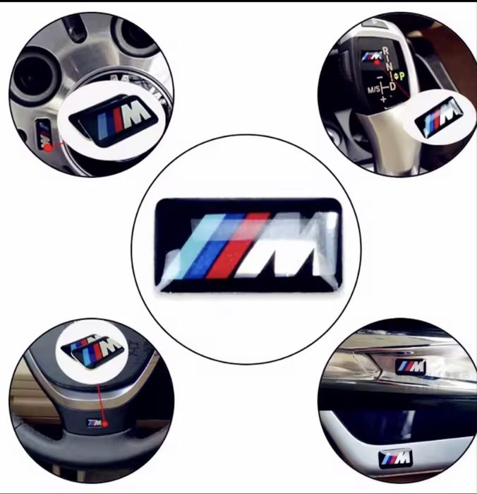 Set 4 Stickere //M BMW jante volan