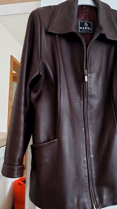 Haină de piele naturala