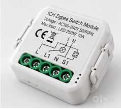 Умное Zigbee-реле 1 канал / 10A / 100–240V / модуль для света