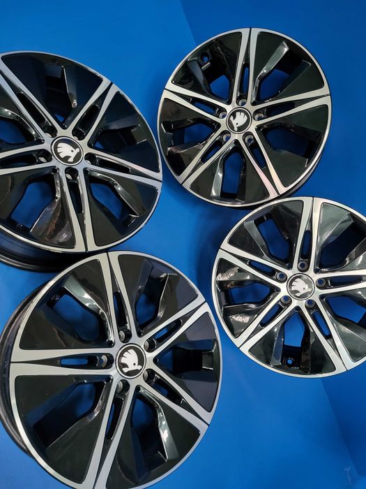 Vand jante bicolore 5x112 R18 pt Skoda Karoq