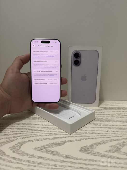 Iphone 17 Идеал 256 гб 92% Емкость