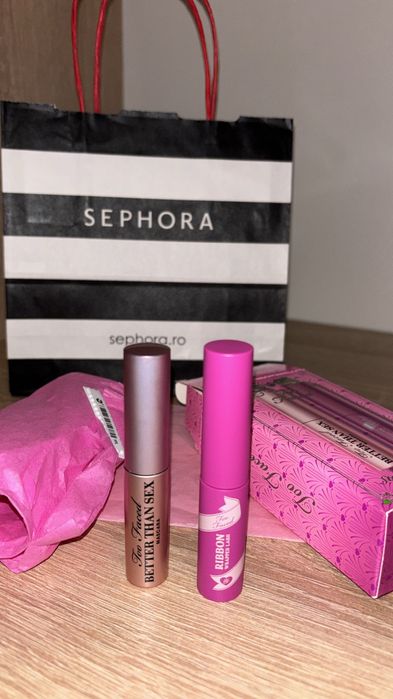 Set 2 rimel TOO FACED (1 ribbon + 1 better than sex)
