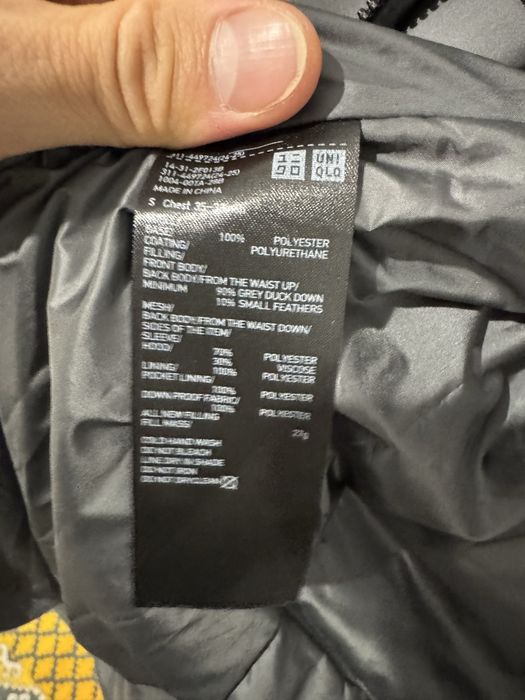 Uniqlo парка пуховик