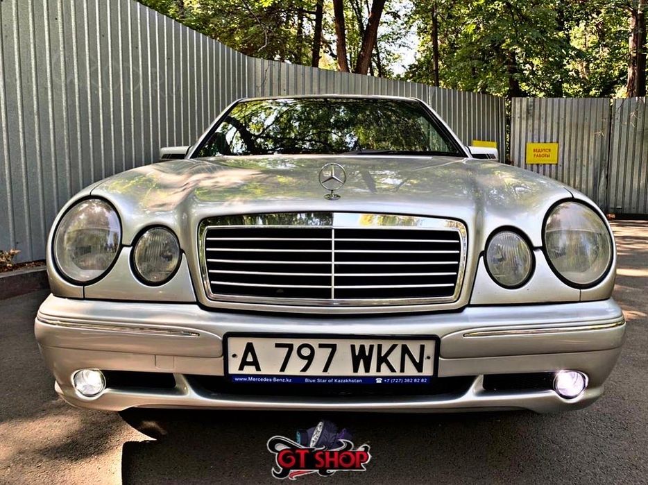 Бампер на мерседес w210 тип рестайлинг амг