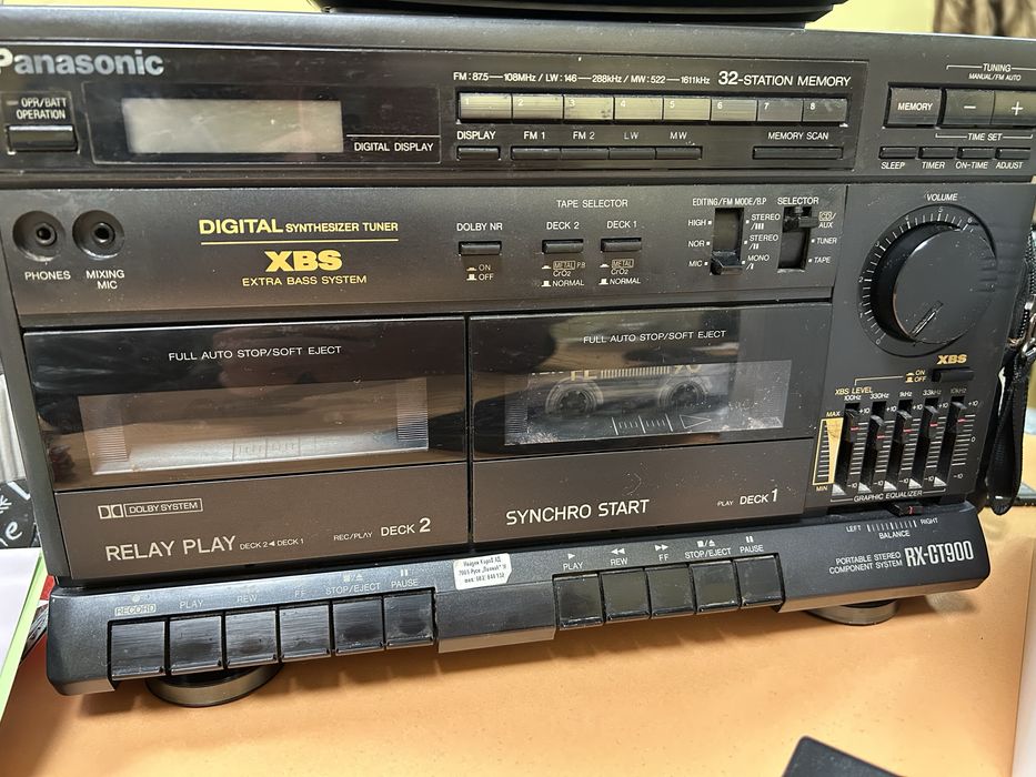 Касетофон Panasonic RX- CT900