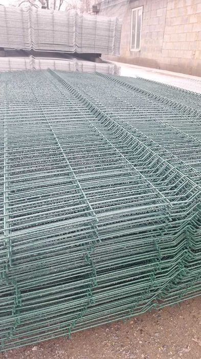 3д сетка, 3д забор, зеленый забор