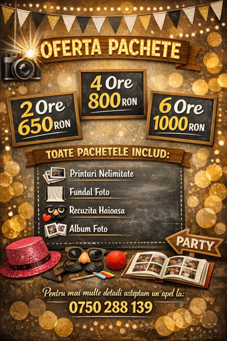 Cabina foto evenimente - Nunti - Botezuri - Majorate