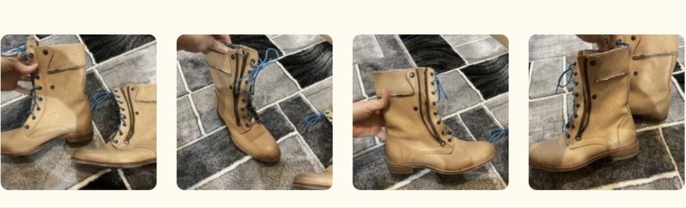 Cizme piele neteda plus piele intoarsa,bleumarin,marime 38