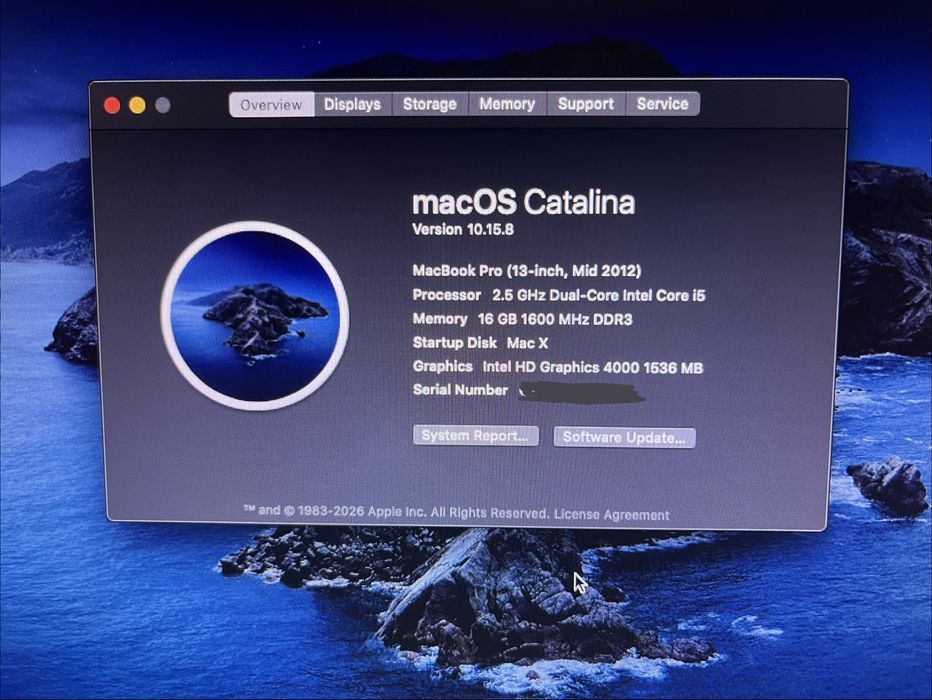 MacBook Pro mid 2012 A1278
