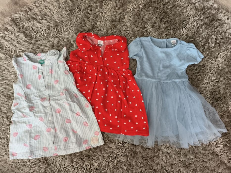 Set 3 rochițe 80/86