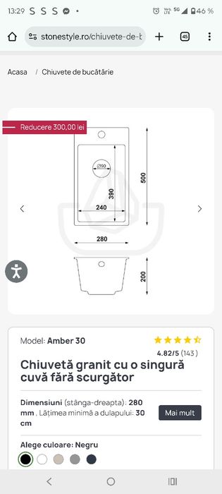 Chiuveta mica bucătărie