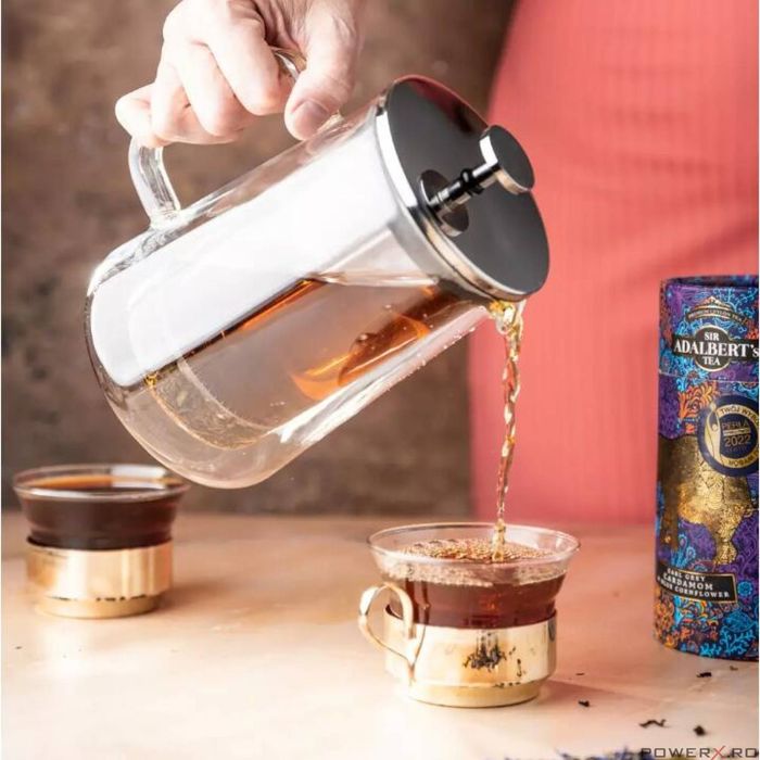 Infuzor pentru cafea, ceai, din sticla, 600 ml, Klausberg