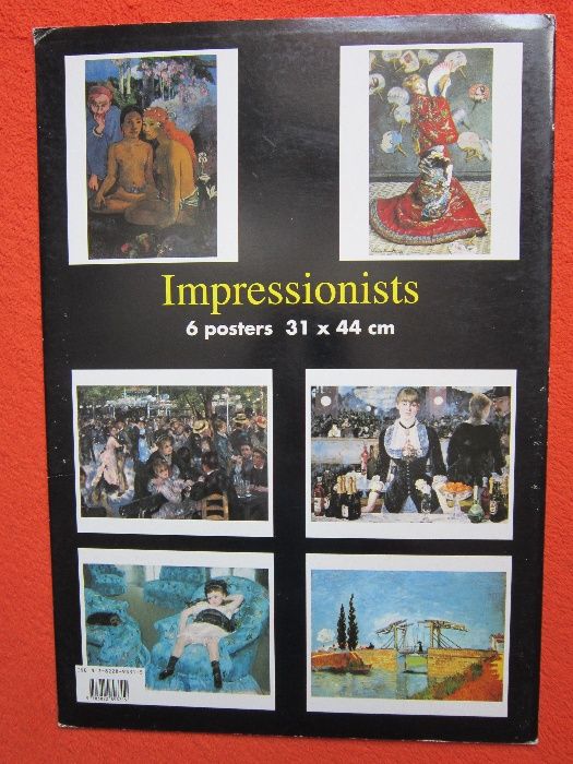 cadou deosbit rar Renoir,Monet,Van Gogh Impresionism 6 Posterbook 1992