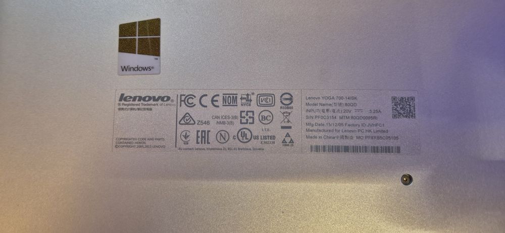 Lenovo Yoga 700-14isk pentru piese