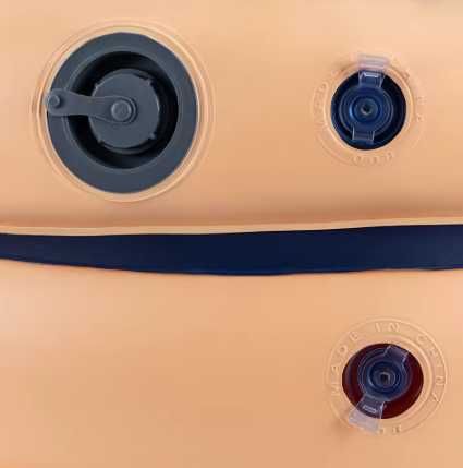 Надуваема Преносима Вана с покривало с цип за задържане на топлината