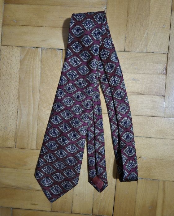 Cravată Premium Hand Made In Italy, 100% Mătase Naturală