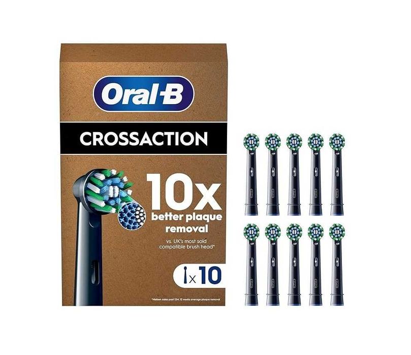 Резервни глави накрайник за Braun Oral-B CrossAction 12 бр. бели