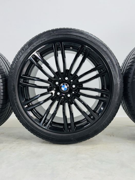 Jante Bmw Seria 5 R19 G30 G31 Originale M664 Negru Lucios Michelin de vara * Runflat 2024 95%