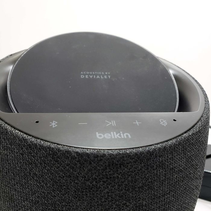 Belkin Devialet G1S0001 SoundForm Elite Hi-Fi Smart Speaker + Wireless Charger Google Assistant Колонка