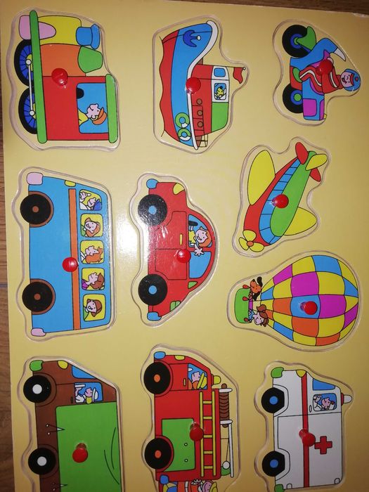 Детски дървени играчки (пъзели, игри)