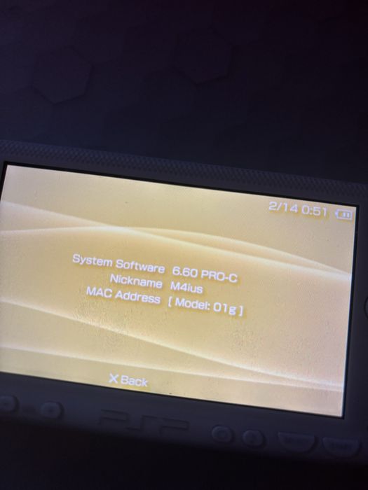 Vand PSP-1000 modat