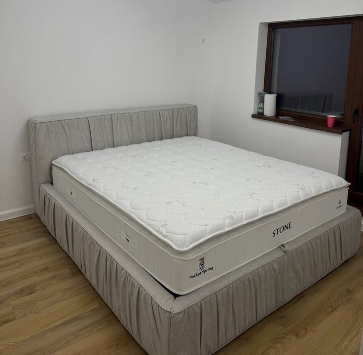 Saltea NOUA 180/200 SeraBedding, Pocket Spring cu topper atasat