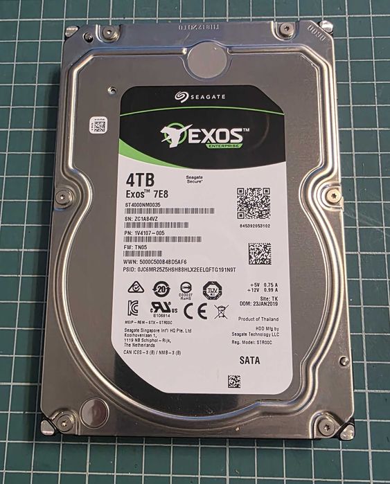 HDD SATA 4TB Seagate EXOS 7E8 Enterprise