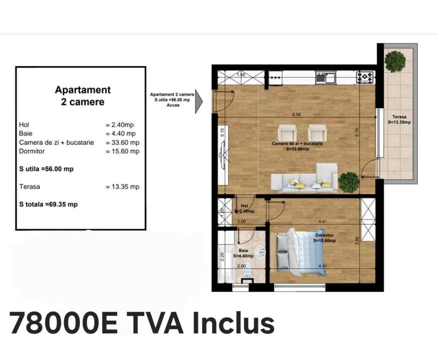 Apartamente Noi 2 & 3 Camere | Terase Generoase | Încălzire în Pardoseală | Pantelimon - Cernica