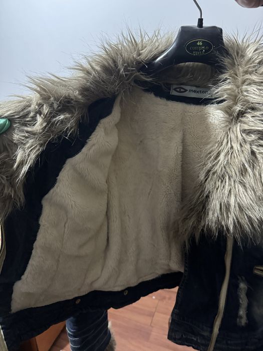 Geaca groasa de blugi vintage