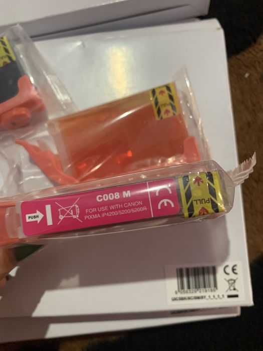 Set de 4 culori tuș Canon Pixma noi sigilate