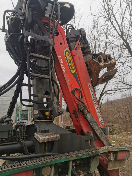 Man TGX 26.480 cu Macara cu graifer lemne